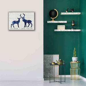 'Oh Deer, I Love You So' by Cindy Jacobs, Canvas Wall Art,26 x 18