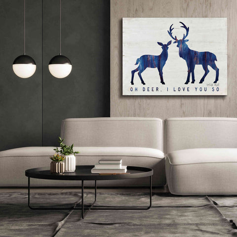 Image of 'Oh Deer, I Love You So' by Cindy Jacobs, Canvas Wall Art,54 x 40