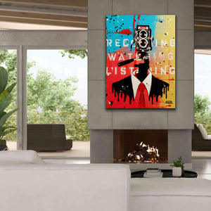 'NSA Camera Man' by AbcArtAttack, Canvas Wall Art,40 x 54