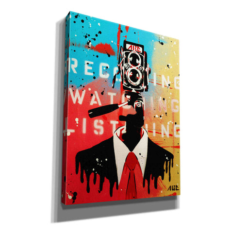 Image of 'NSA Camera Man' by AbcArtAttack, Canvas Wall Art