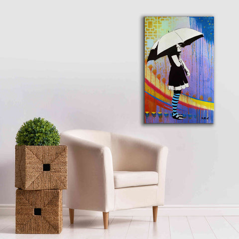 Image of 'Waiting for the Rain' by AbcArtAttack, Canvas Wall Art,26 x 40