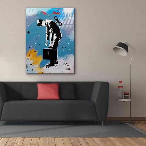 Image of 'Windup for the Wind Down' by AbcArtAttack, Canvas Wall Art,40 x 54