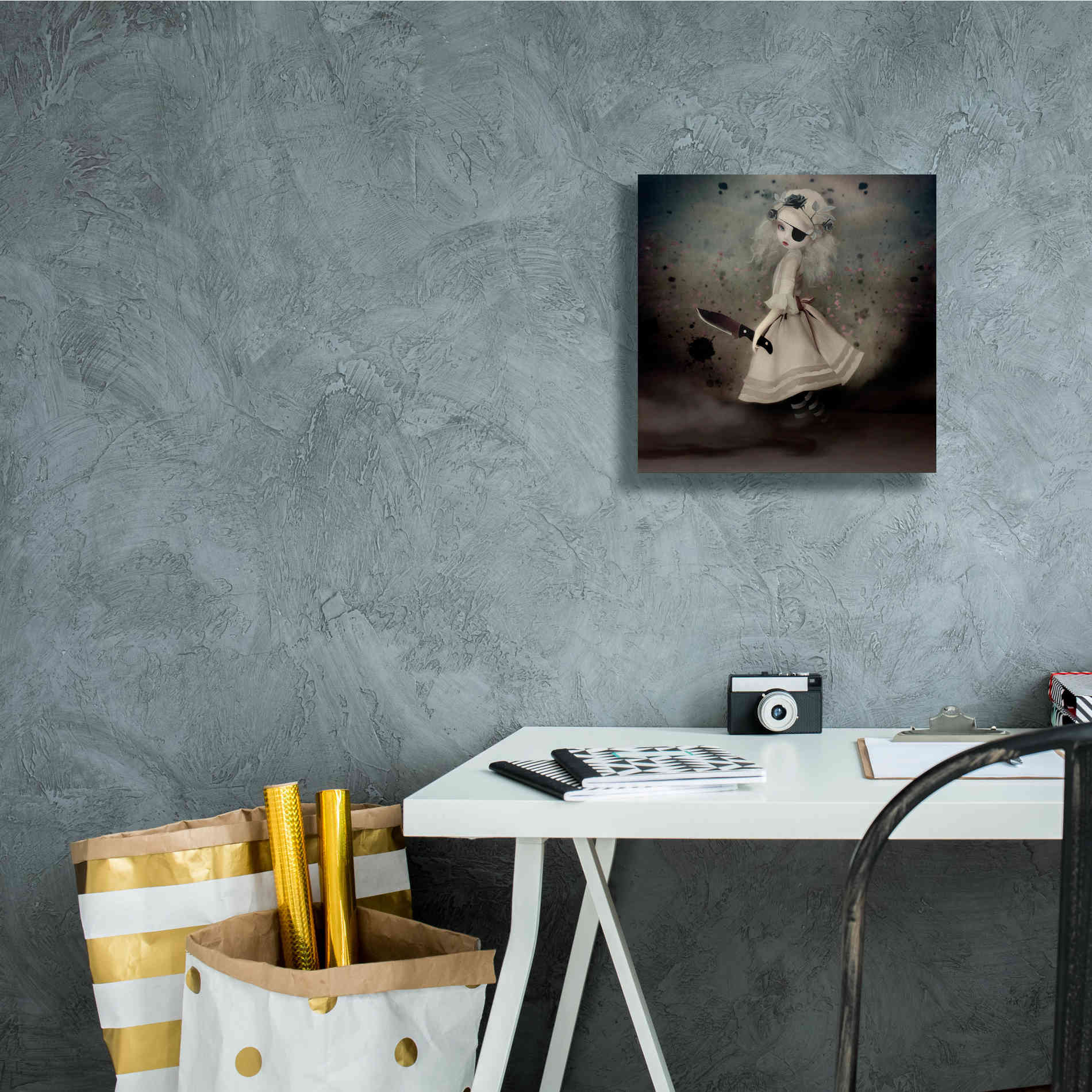 'Broken Dawn' by Art & Ghosts, Canvas Wall Art,12 x 12