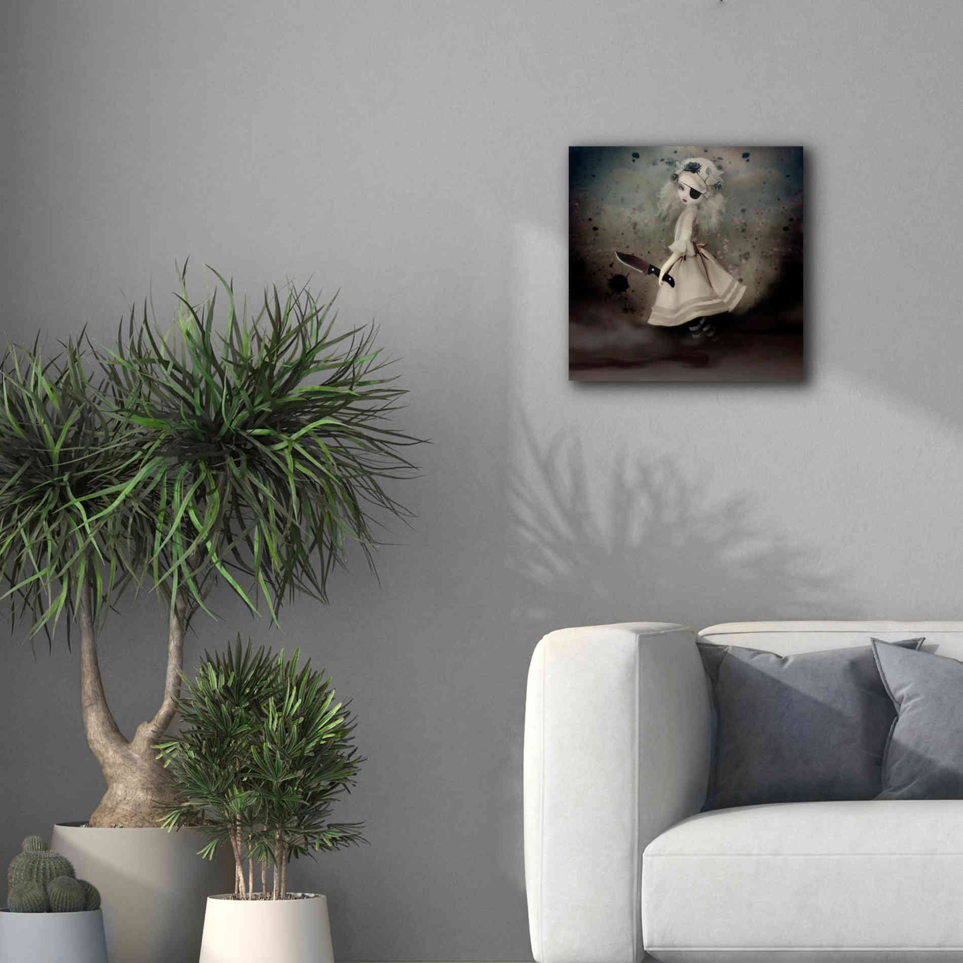 'Broken Dawn' by Art & Ghosts, Canvas Wall Art,18 x 18