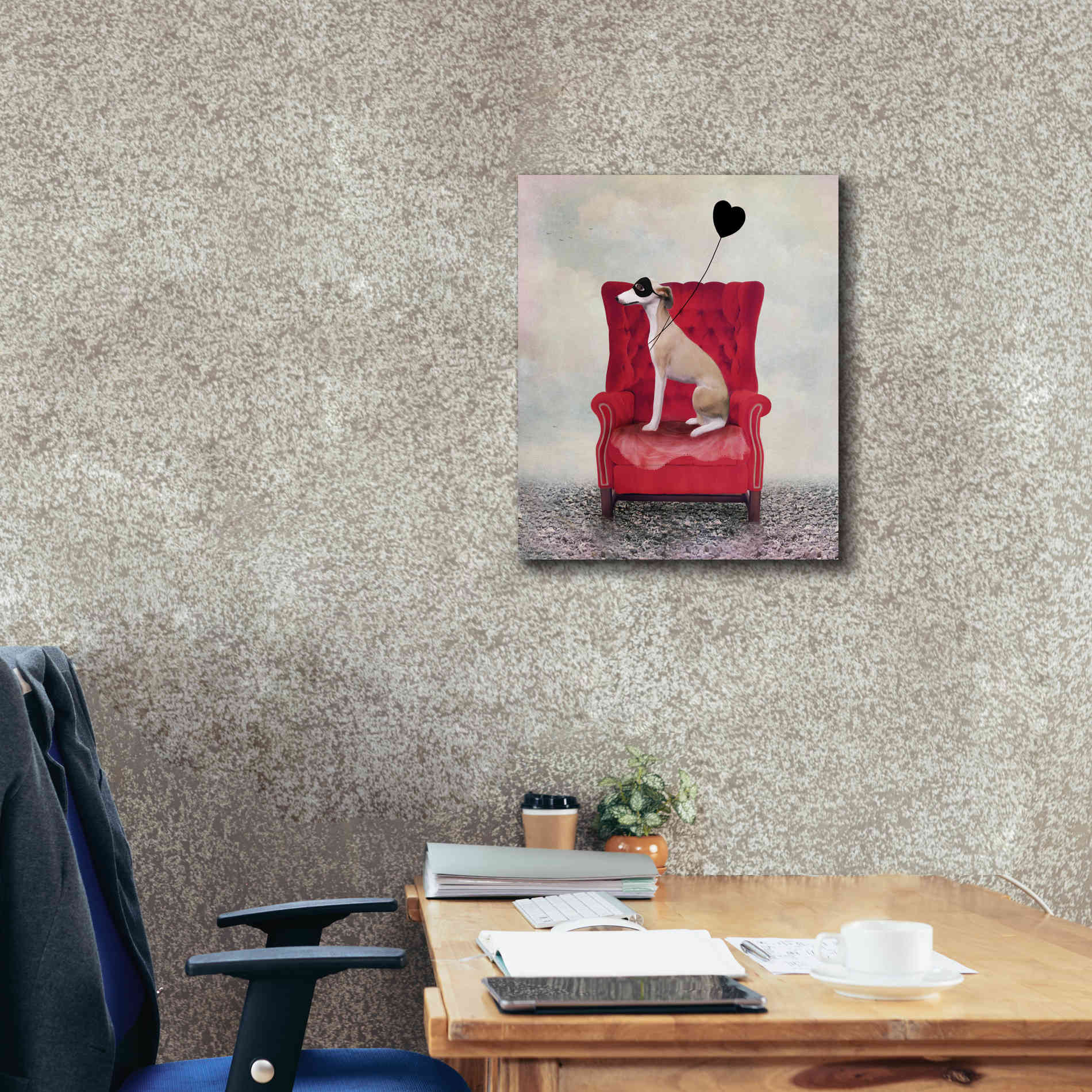 'Heathcliffe' by Art & Ghosts, Canvas Wall Art,20 x 24