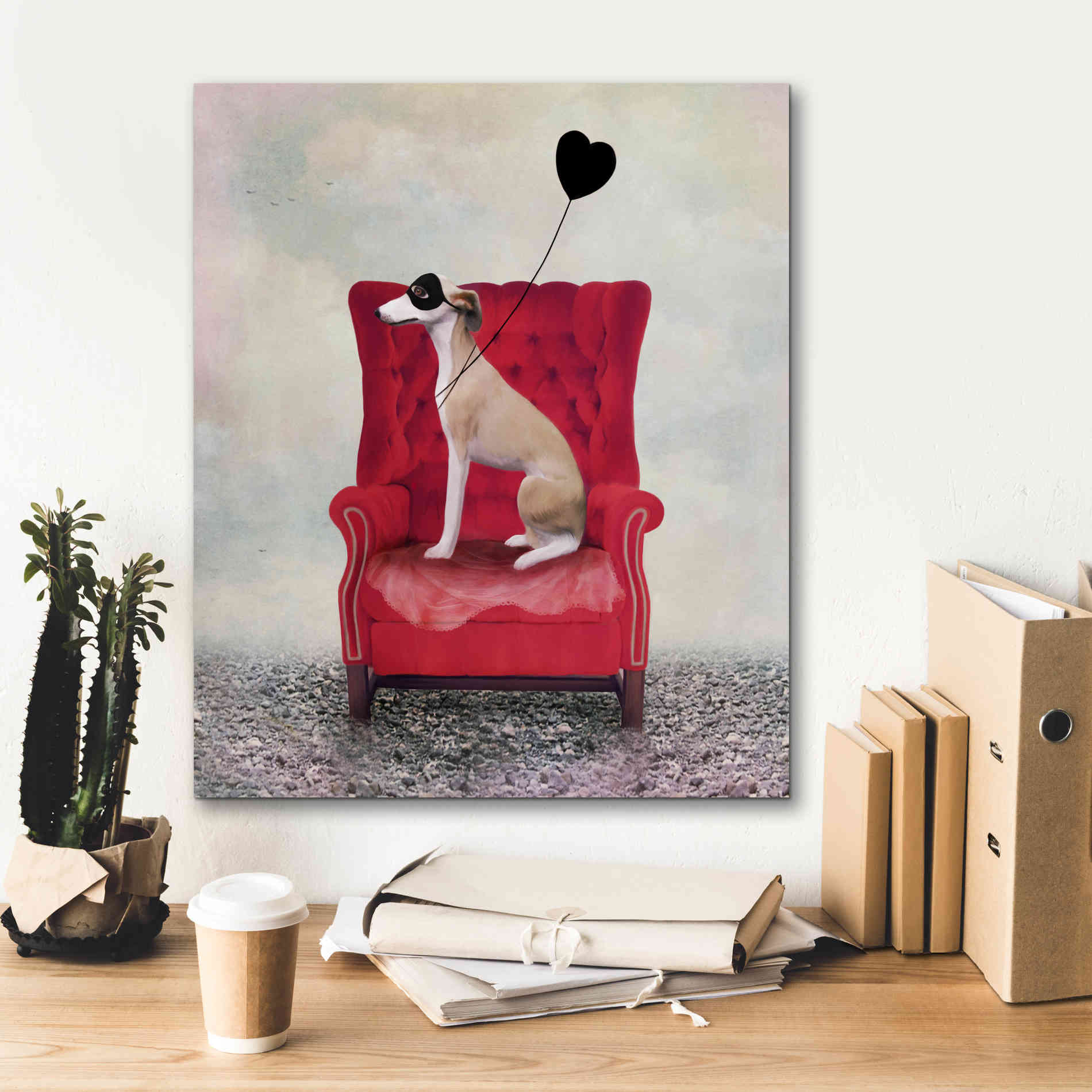 'Heathcliffe' by Art & Ghosts, Canvas Wall Art,20 x 24