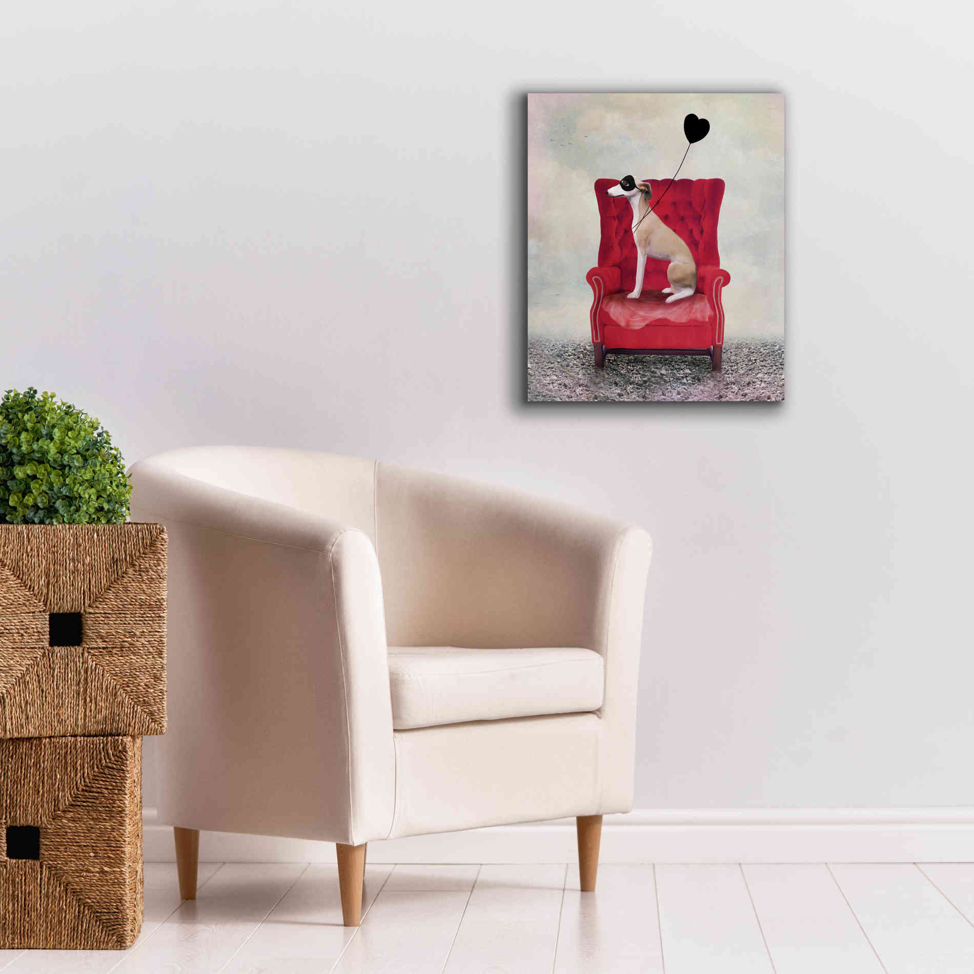 'Heathcliffe' by Art & Ghosts, Canvas Wall Art,20 x 24