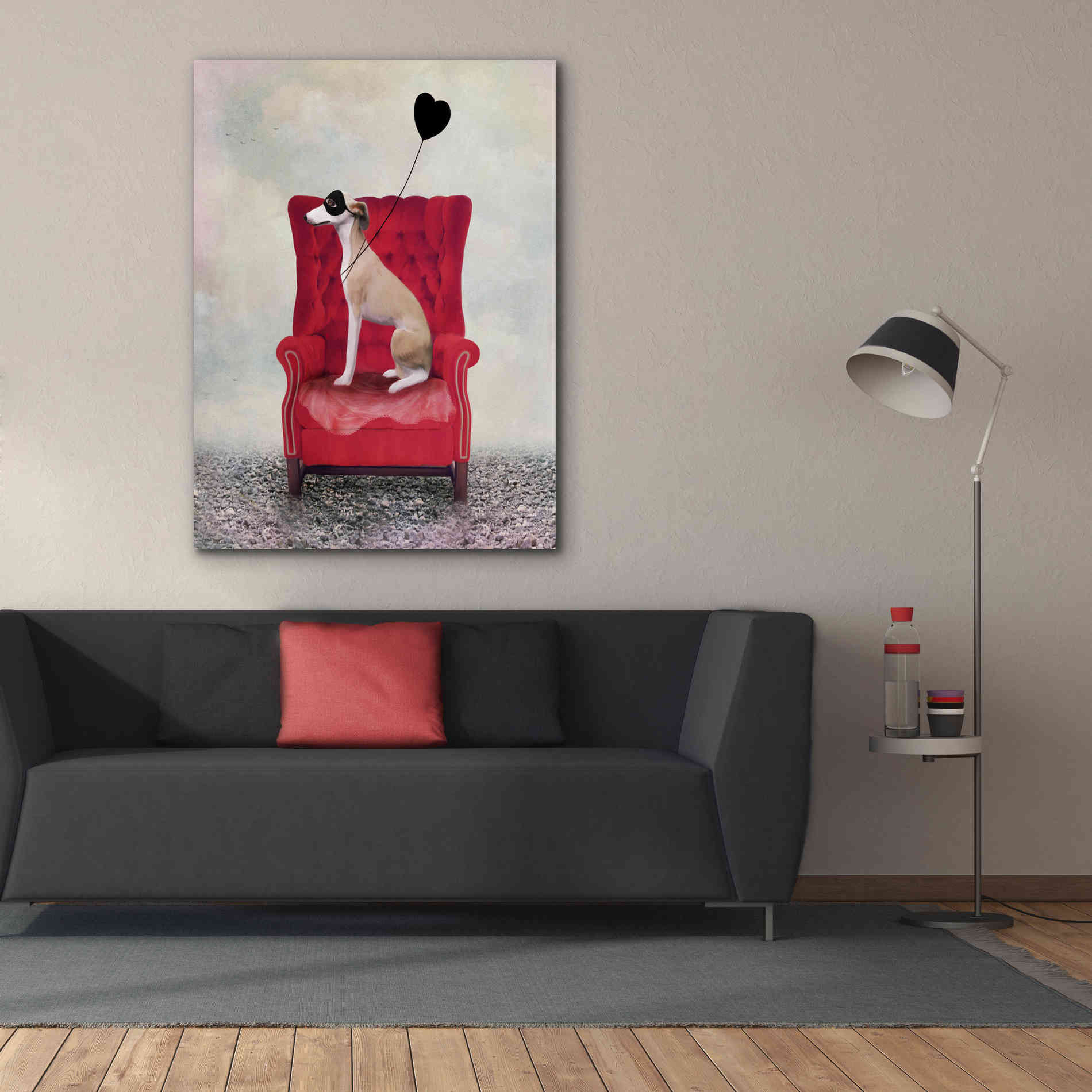 'Heathcliffe' by Art & Ghosts, Canvas Wall Art,40 x 54