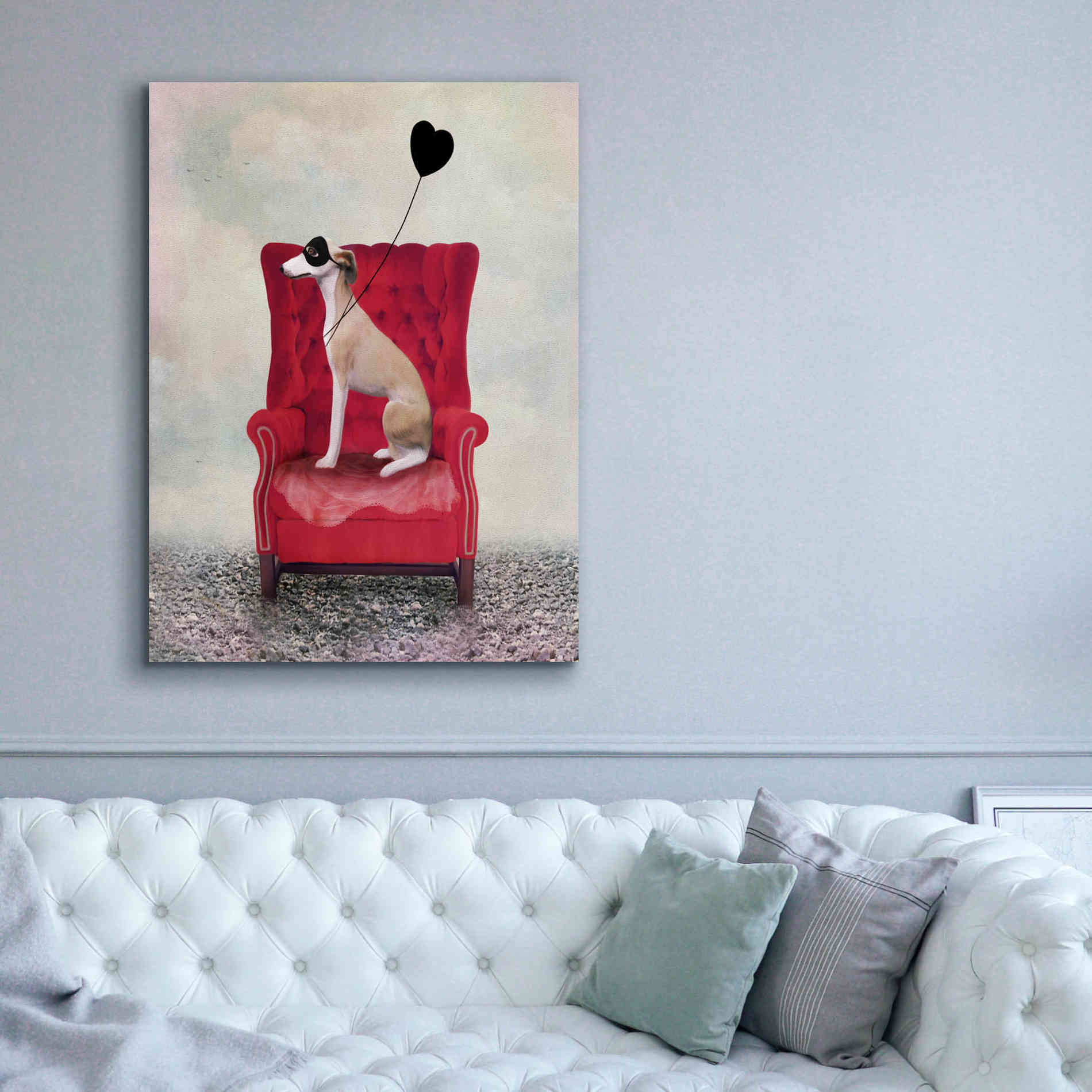 'Heathcliffe' by Art & Ghosts, Canvas Wall Art,40 x 54