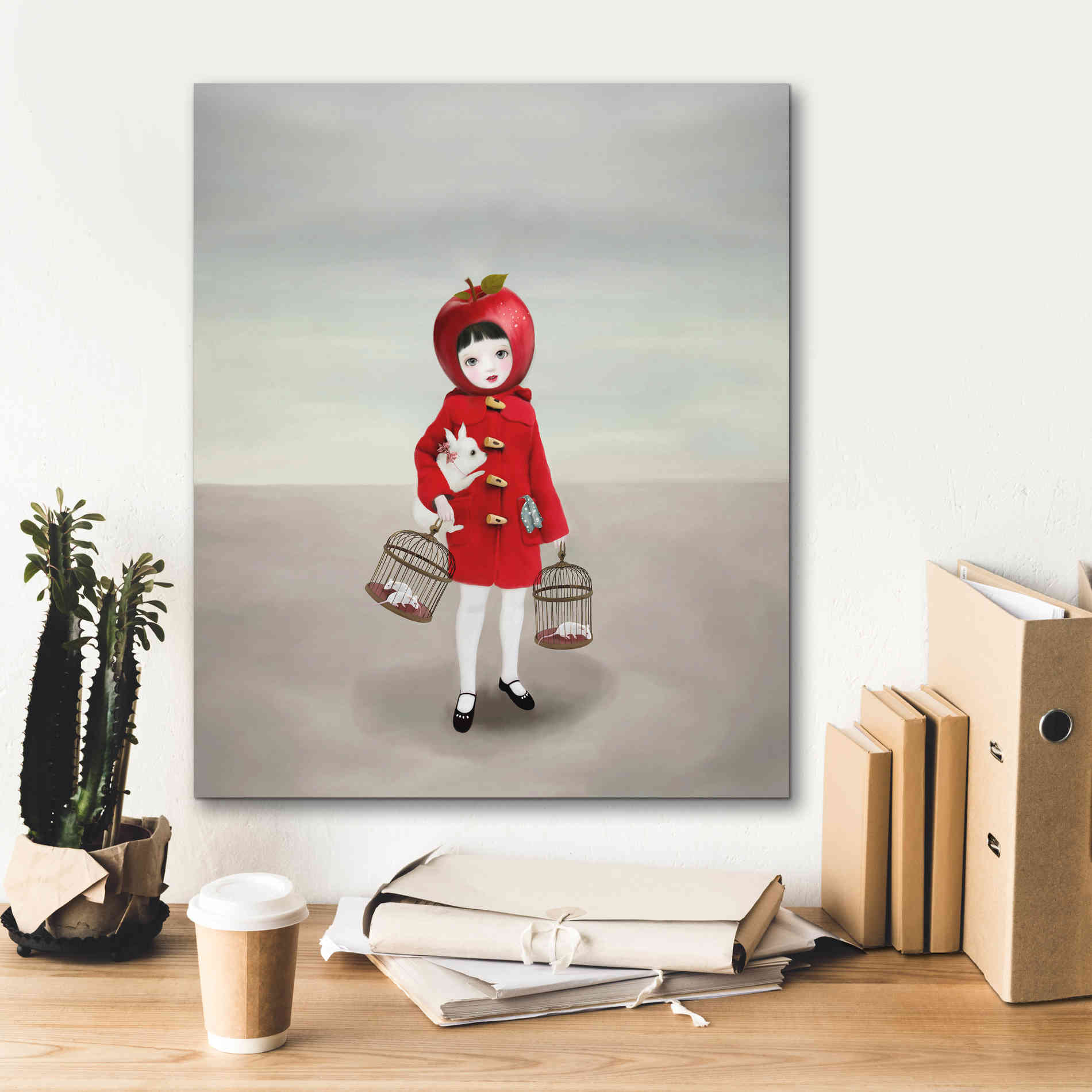 'Ruby' by Art & Ghosts, Canvas Wall Art,20 x 24