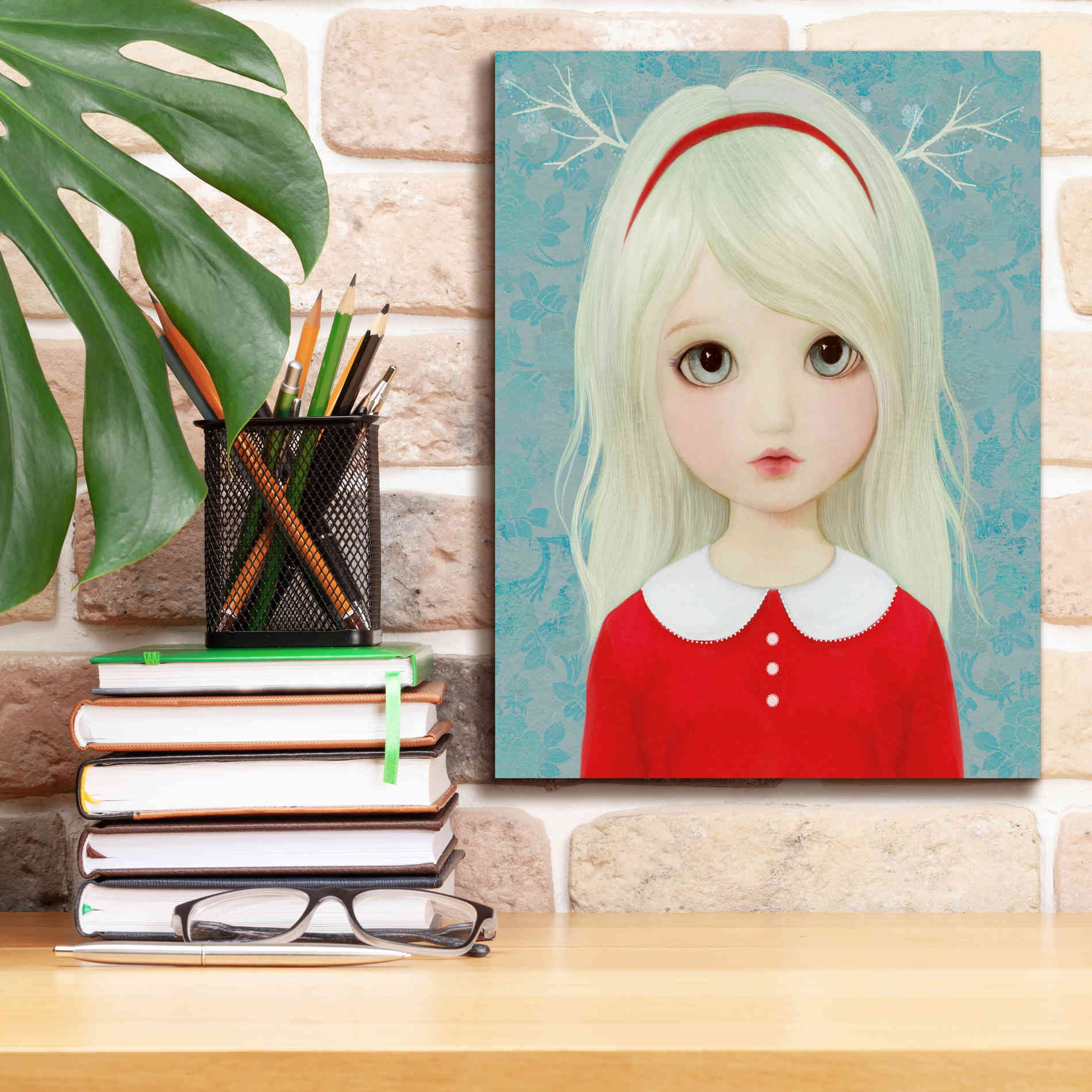 'Sylvie' by Art & Ghosts, Canvas Wall Art,12 x 16