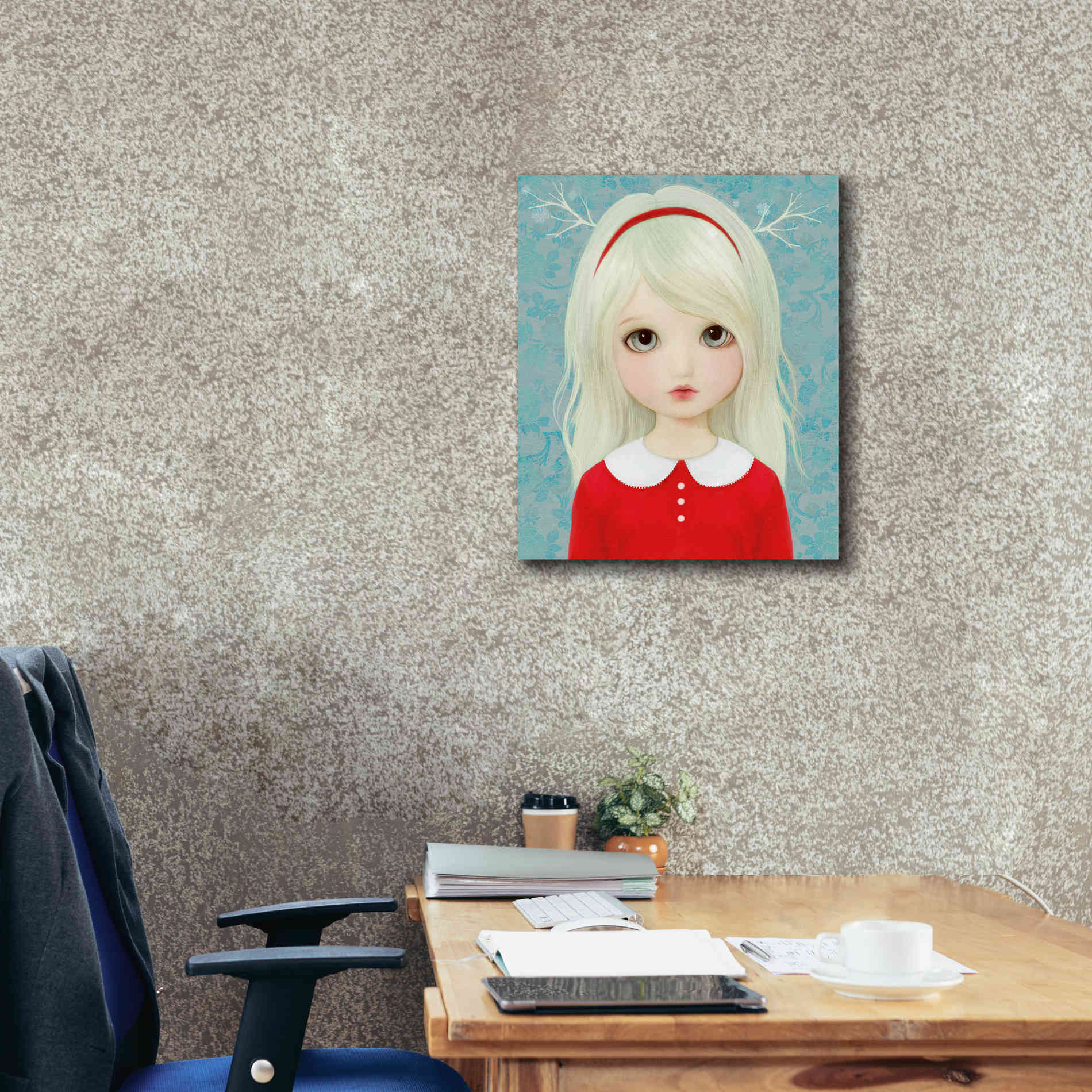 'Sylvie' by Art & Ghosts, Canvas Wall Art,20 x 24