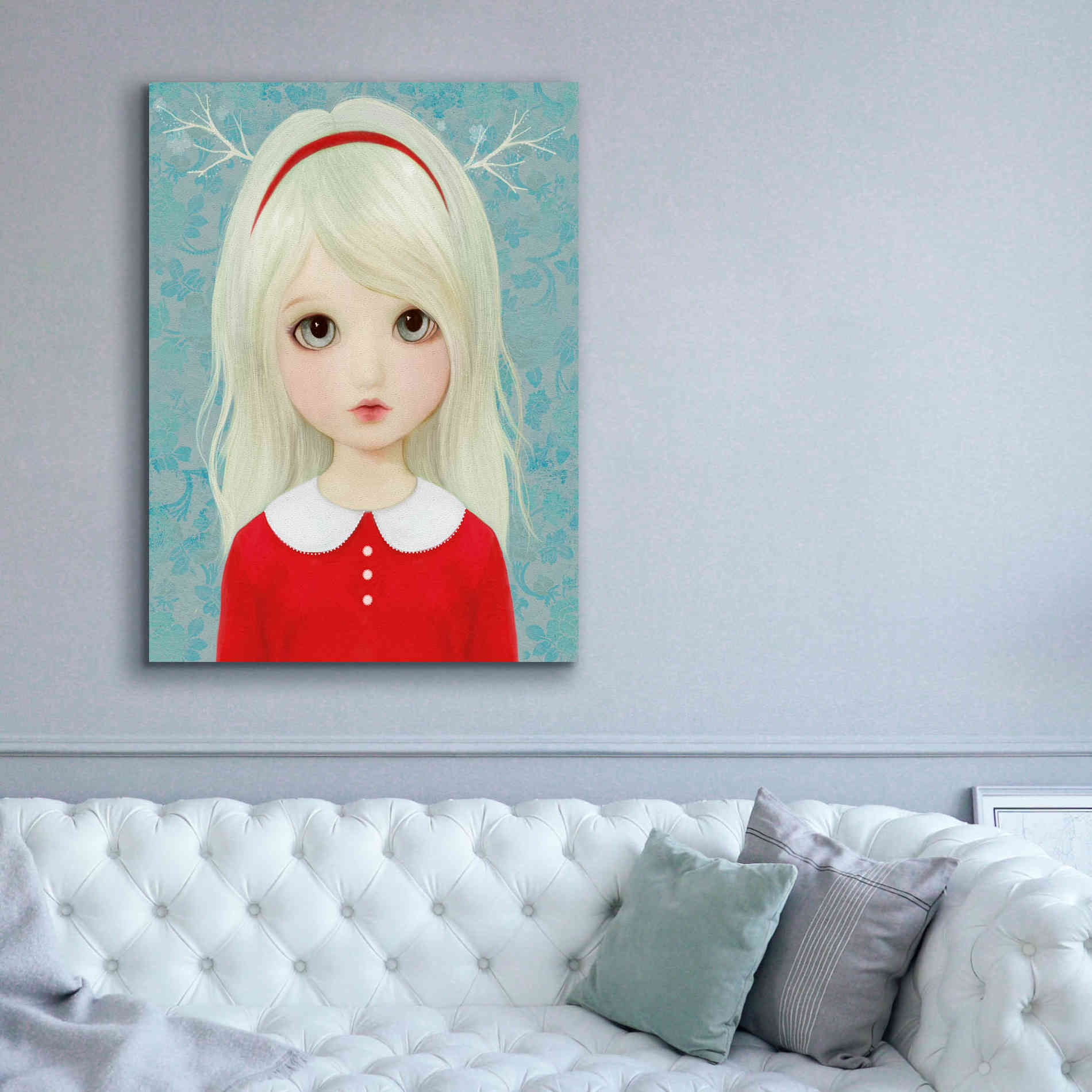 'Sylvie' by Art & Ghosts, Canvas Wall Art,40 x 54