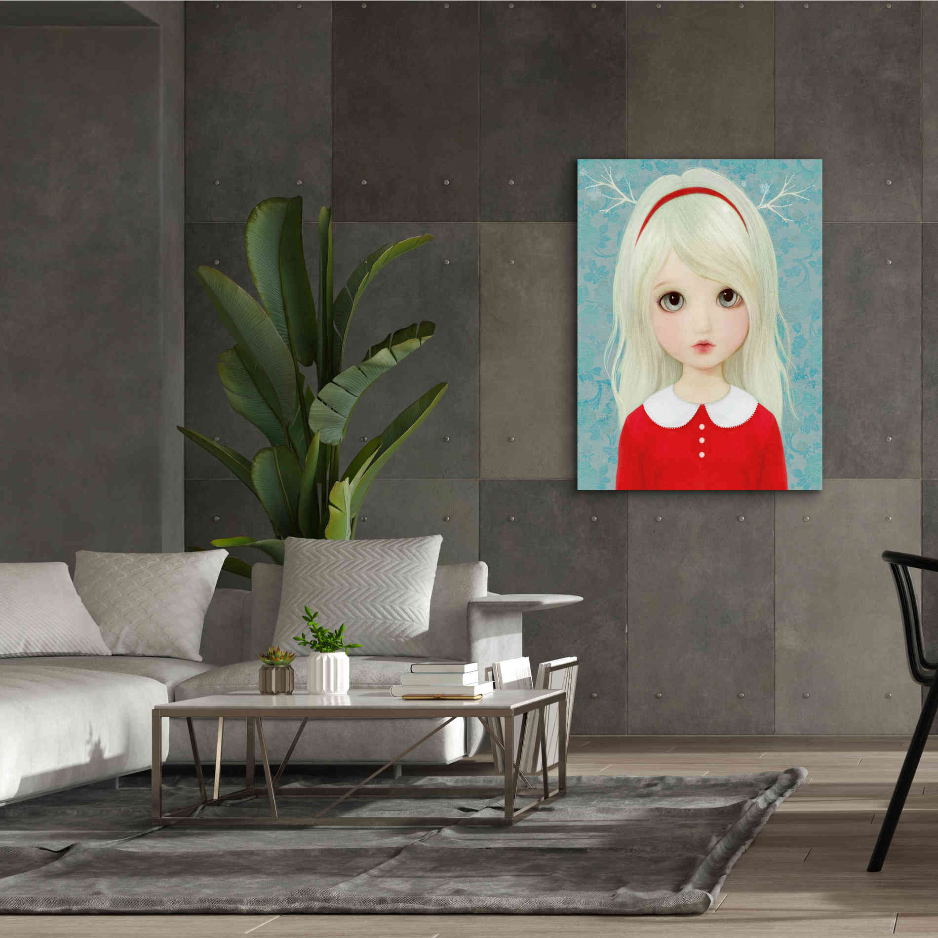 'Sylvie' by Art & Ghosts, Canvas Wall Art,40 x 54
