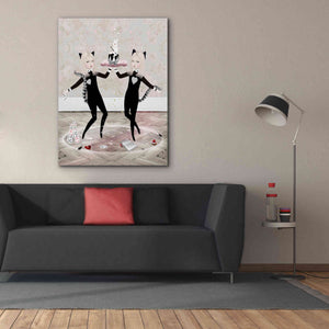 'The Newmars' by Art & Ghosts, Canvas Wall Art,40 x 54