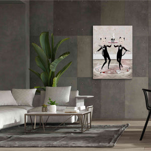 'The Newmars' by Art & Ghosts, Canvas Wall Art,40 x 54