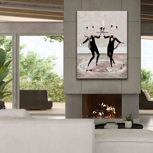 'The Newmars' by Art & Ghosts, Canvas Wall Art,40 x 54