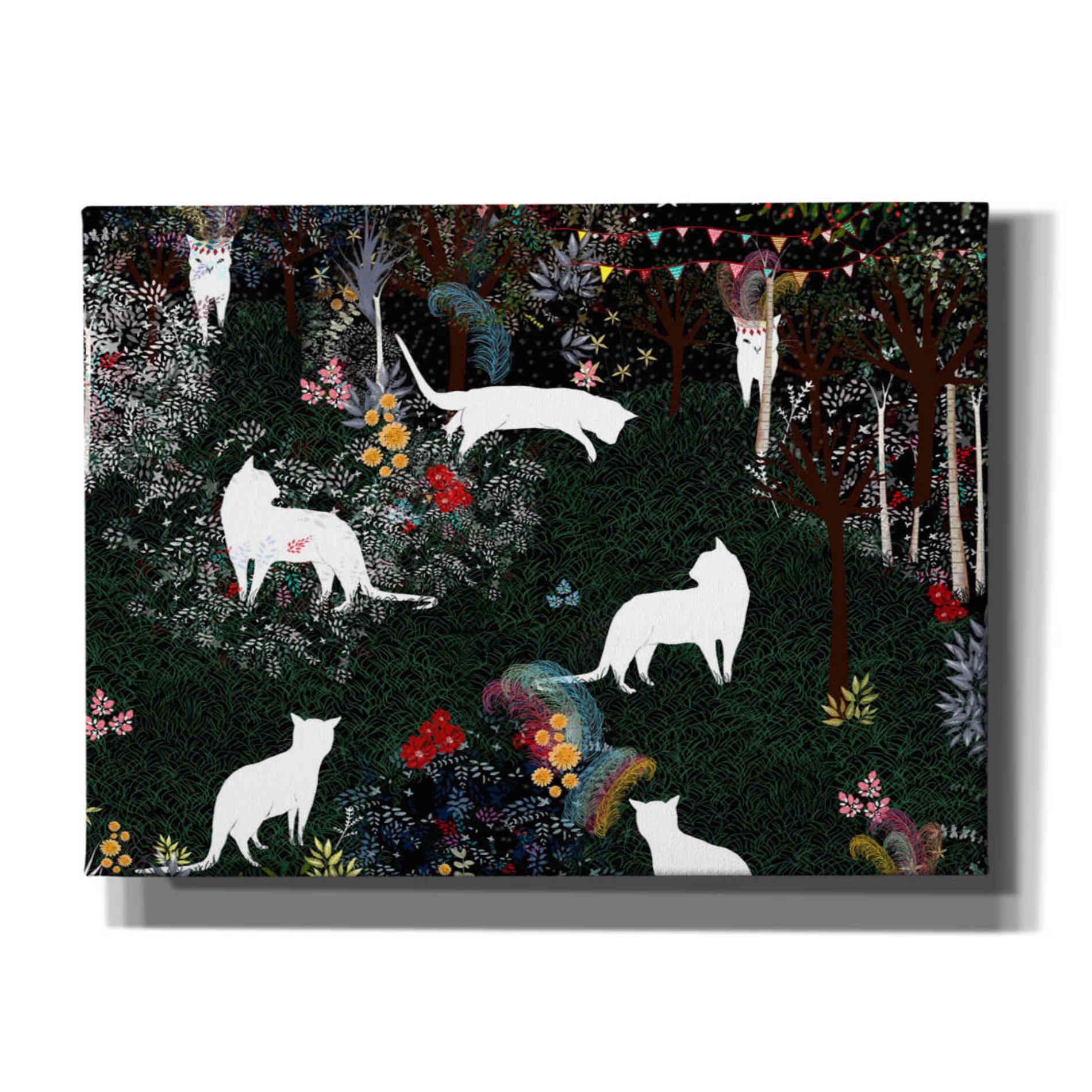 'Cat Heaven' by Art & Ghosts, Canvas Wall Art