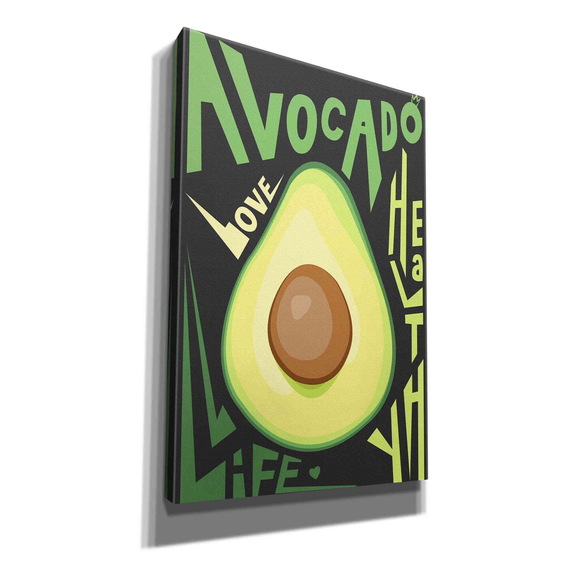 'Kitchen Avocado' by Ayse, Canvas Wall Art