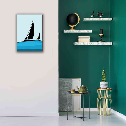 Image of 'Sailing' by Ayse, Canvas Wall Art,18 x 26