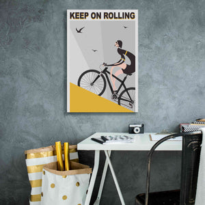 'Keel On Rolling' by Ayse, Canvas Wall Art,18 x 26
