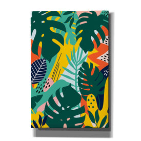 'Tropical Leaves One' by Ayse, Canvas Wall Art