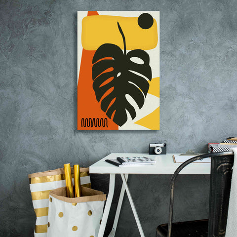 Image of 'Tropical Leaves Two' by Ayse, Canvas Wall Art,18 x 26
