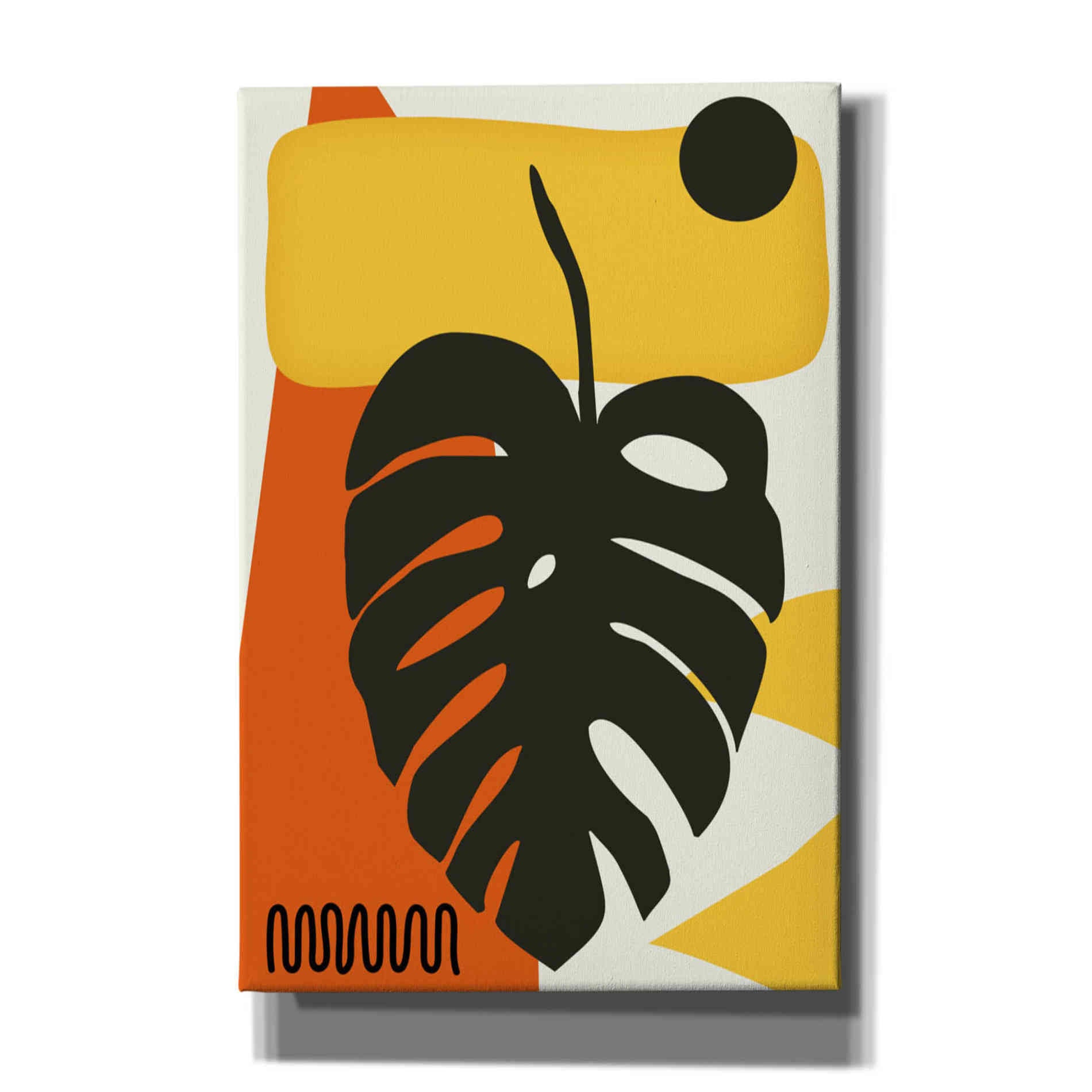 'Tropical Leaves Two' by Ayse, Canvas Wall Art
