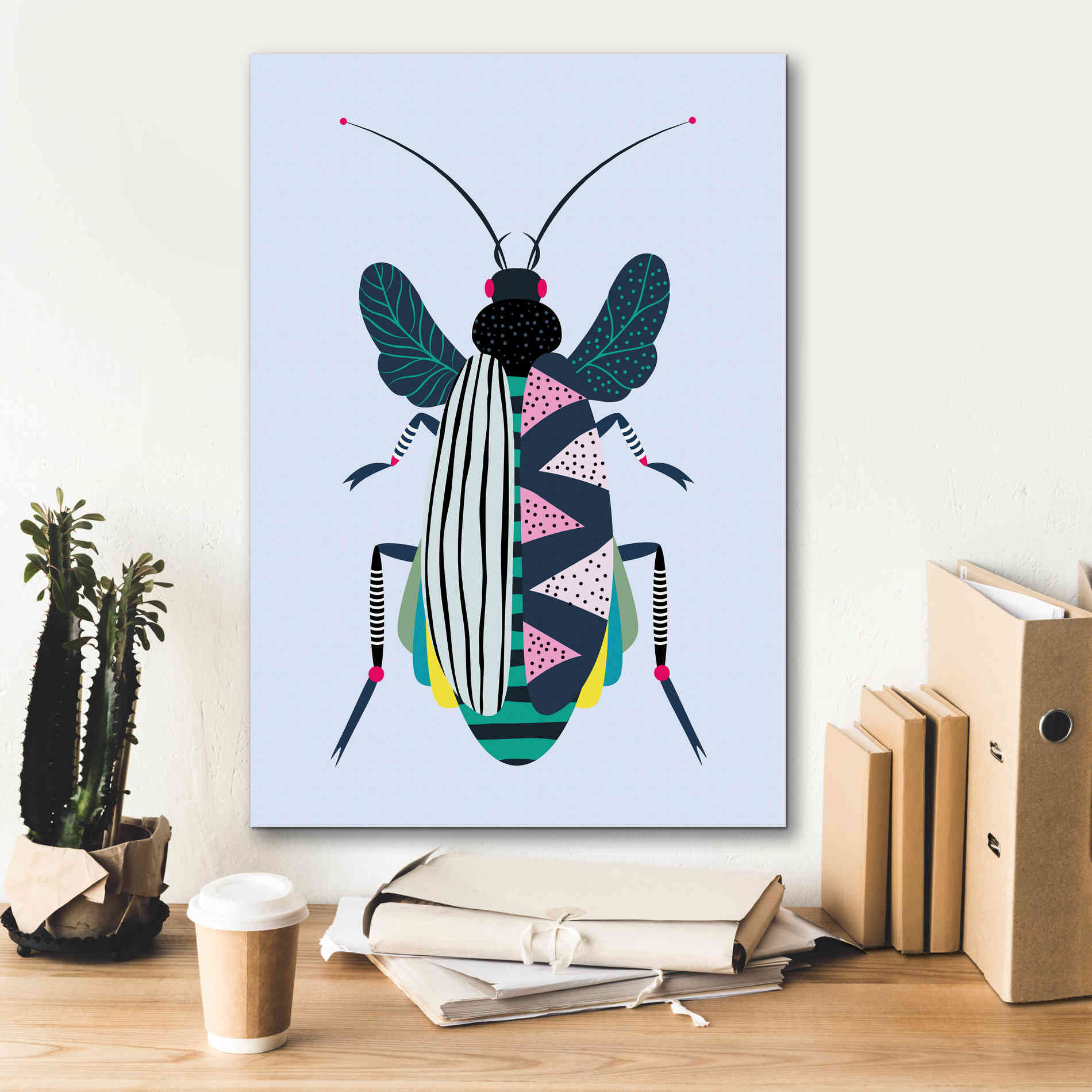 'Beetle' by Ayse, Canvas Wall Art,18 x 26