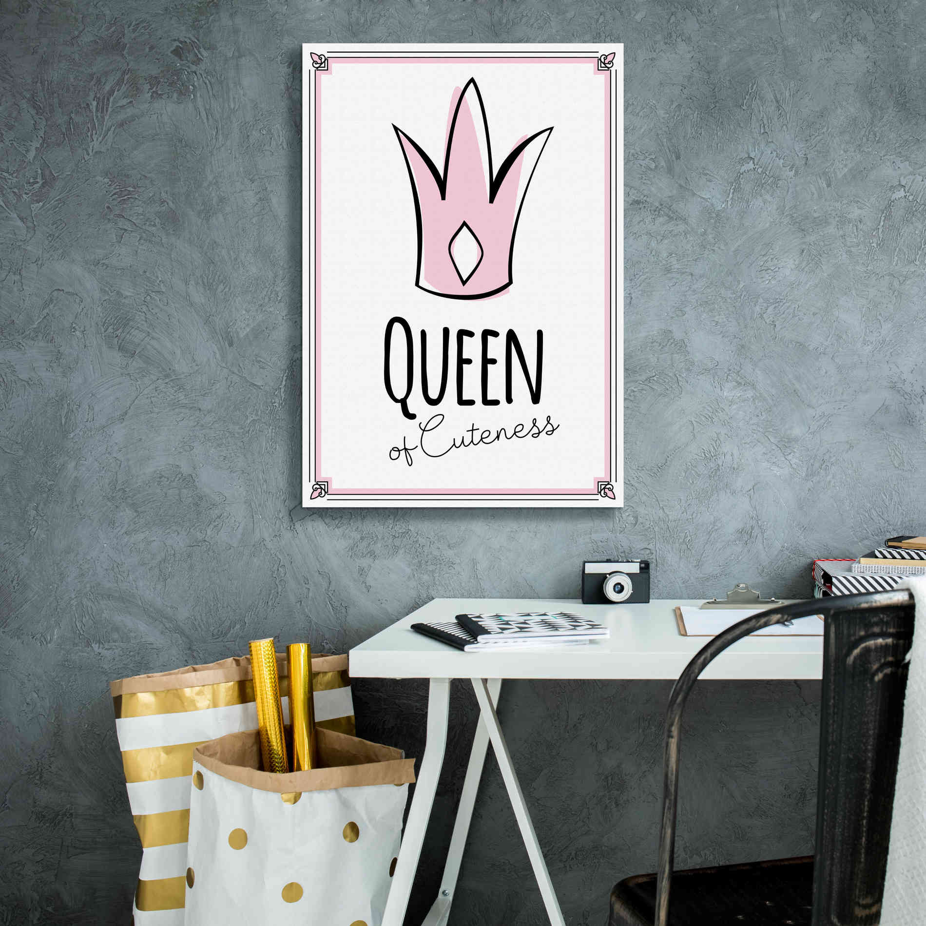 'Queen of Cuteness' by Ayse, Canvas Wall Art,18 x 26
