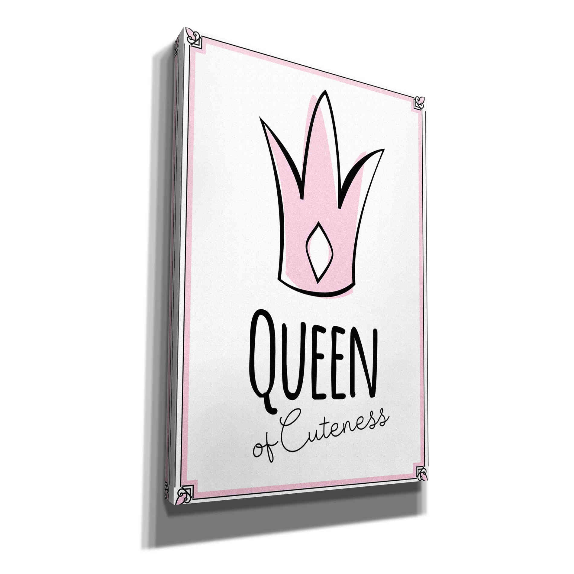 'Queen of Cuteness' by Ayse, Canvas Wall Art