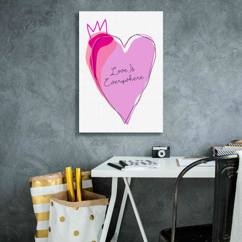 Image of 'Love is Everywhere' by Ayse, Canvas Wall Art,18 x 26