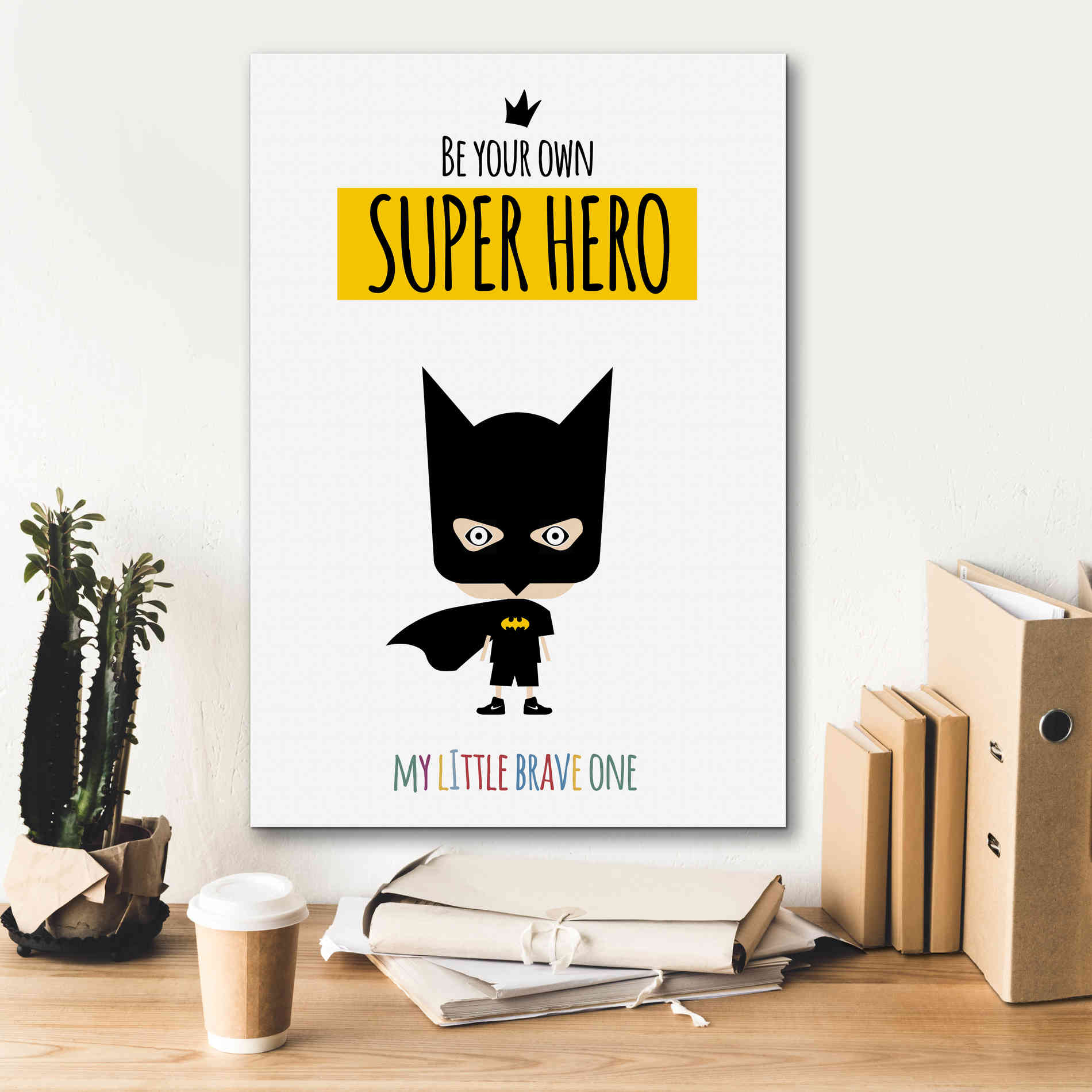 'Superhero One' by Ayse, Canvas Wall Art,18 x 26