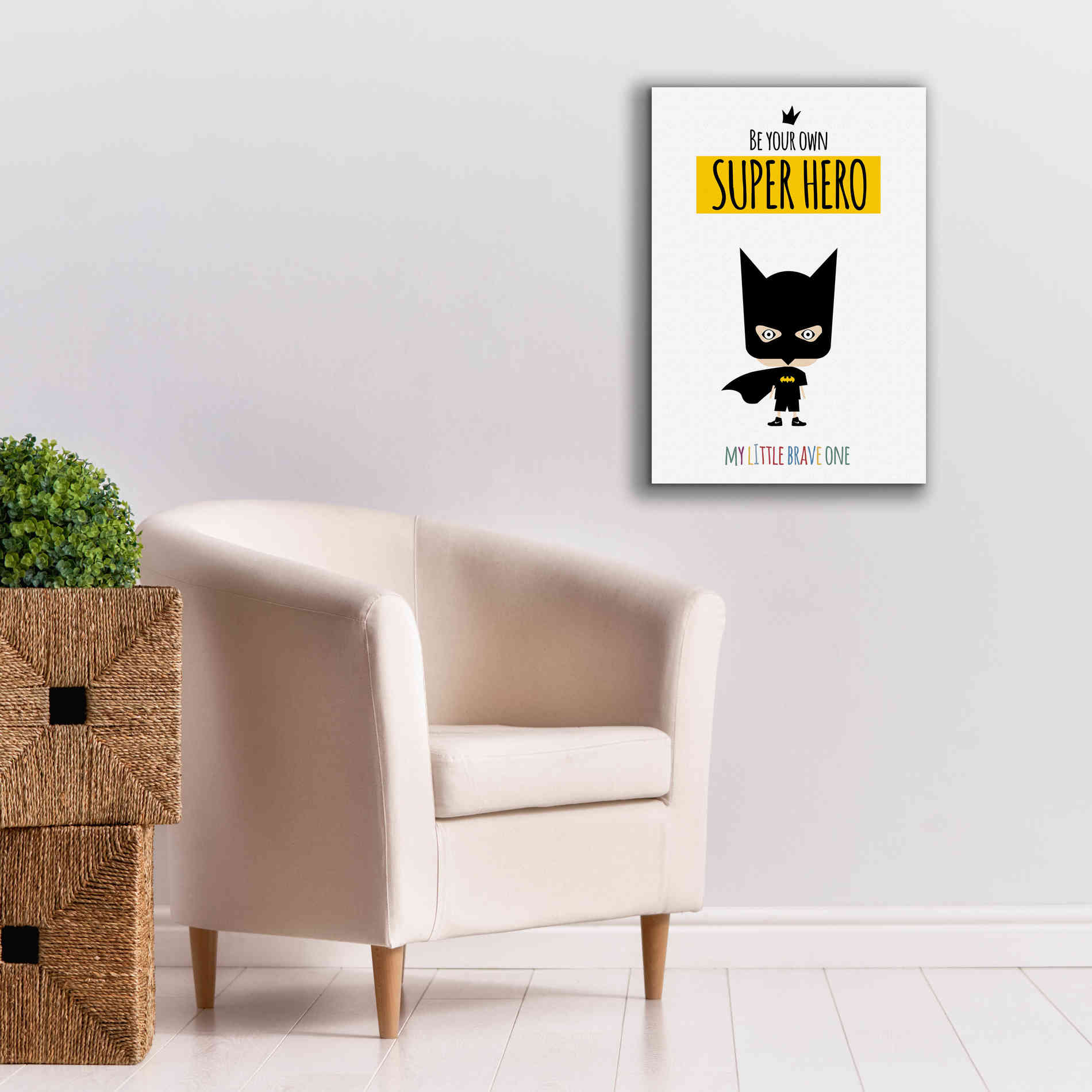 'Superhero One' by Ayse, Canvas Wall Art,18 x 26