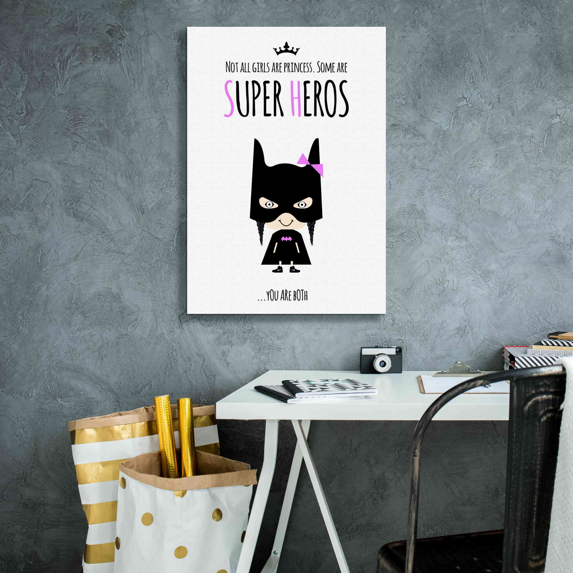 'Superhero Two' by Ayse, Canvas Wall Art,18 x 26