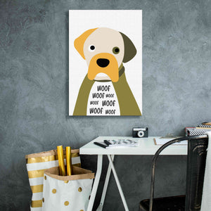 'Woof' by Ayse, Canvas Wall Art,18 x 26