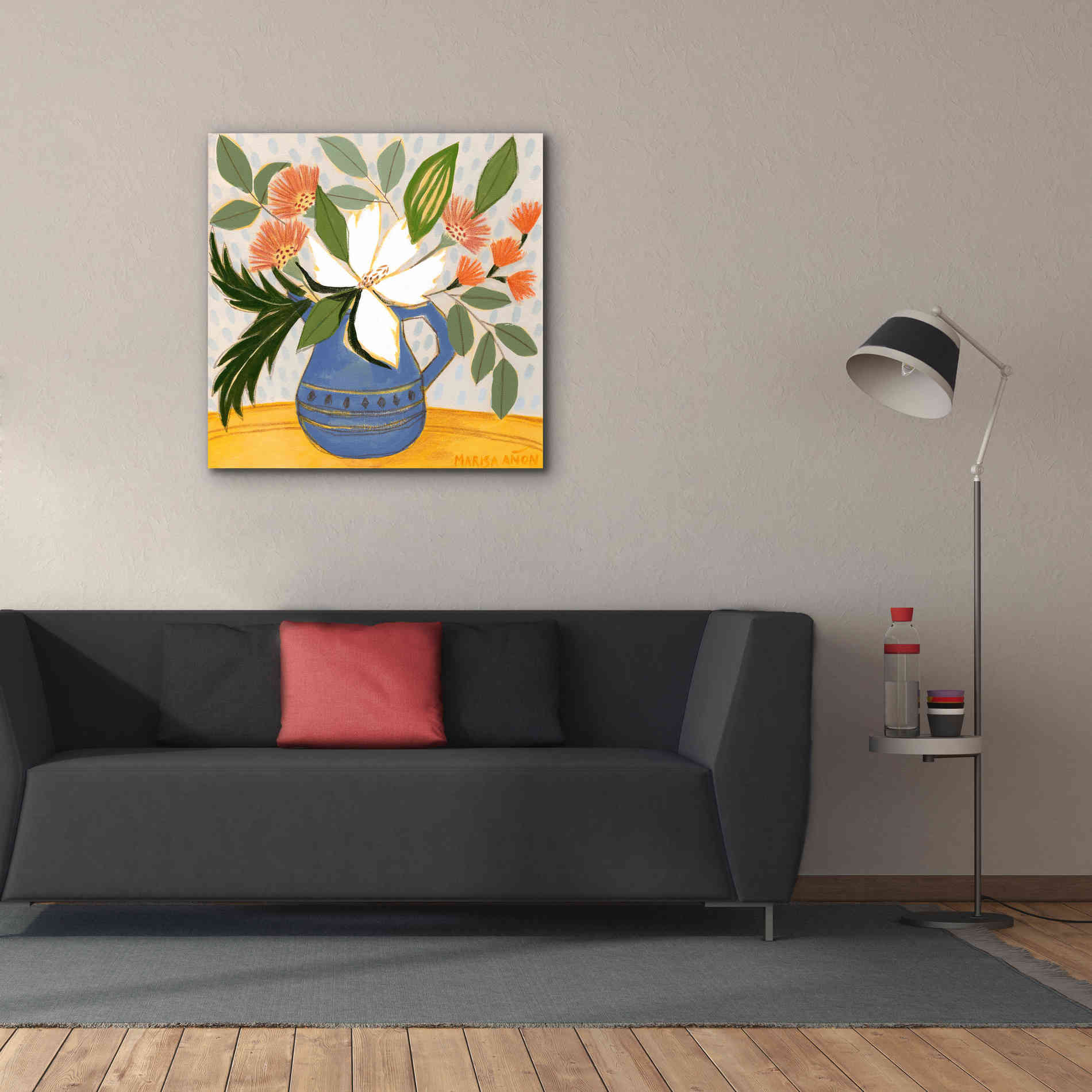 'April Florals 11' by Marisa Anon, Canvas Wall Art,37 x 37