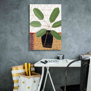 'Gold Tablecloth 4' by Marisa Anon, Canvas Wall Art,18 x 26