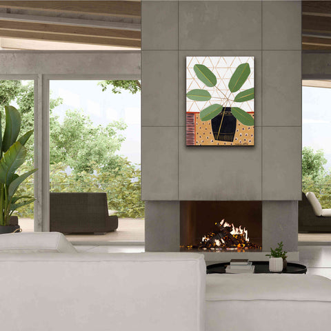 Image of 'Gold Tablecloth 4' by Marisa Anon, Canvas Wall Art,26 x 34