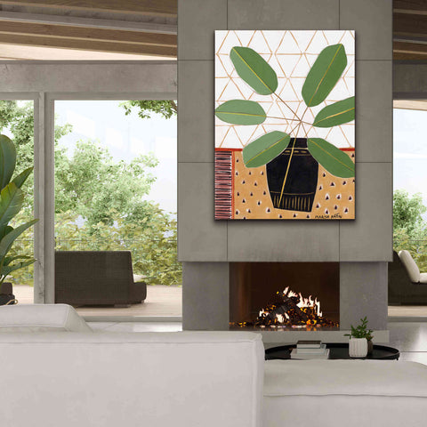 Image of 'Gold Tablecloth 4' by Marisa Anon, Canvas Wall Art,40 x 54