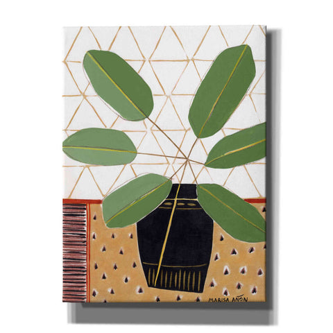 Image of 'Gold Tablecloth 4' by Marisa Anon, Canvas Wall Art