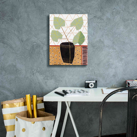 Image of 'Gold Tablecloth 5' by Marisa Anon, Canvas Wall Art,12 x 16