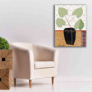 'Gold Tablecloth 5' by Marisa Anon, Canvas Wall Art,26 x 34