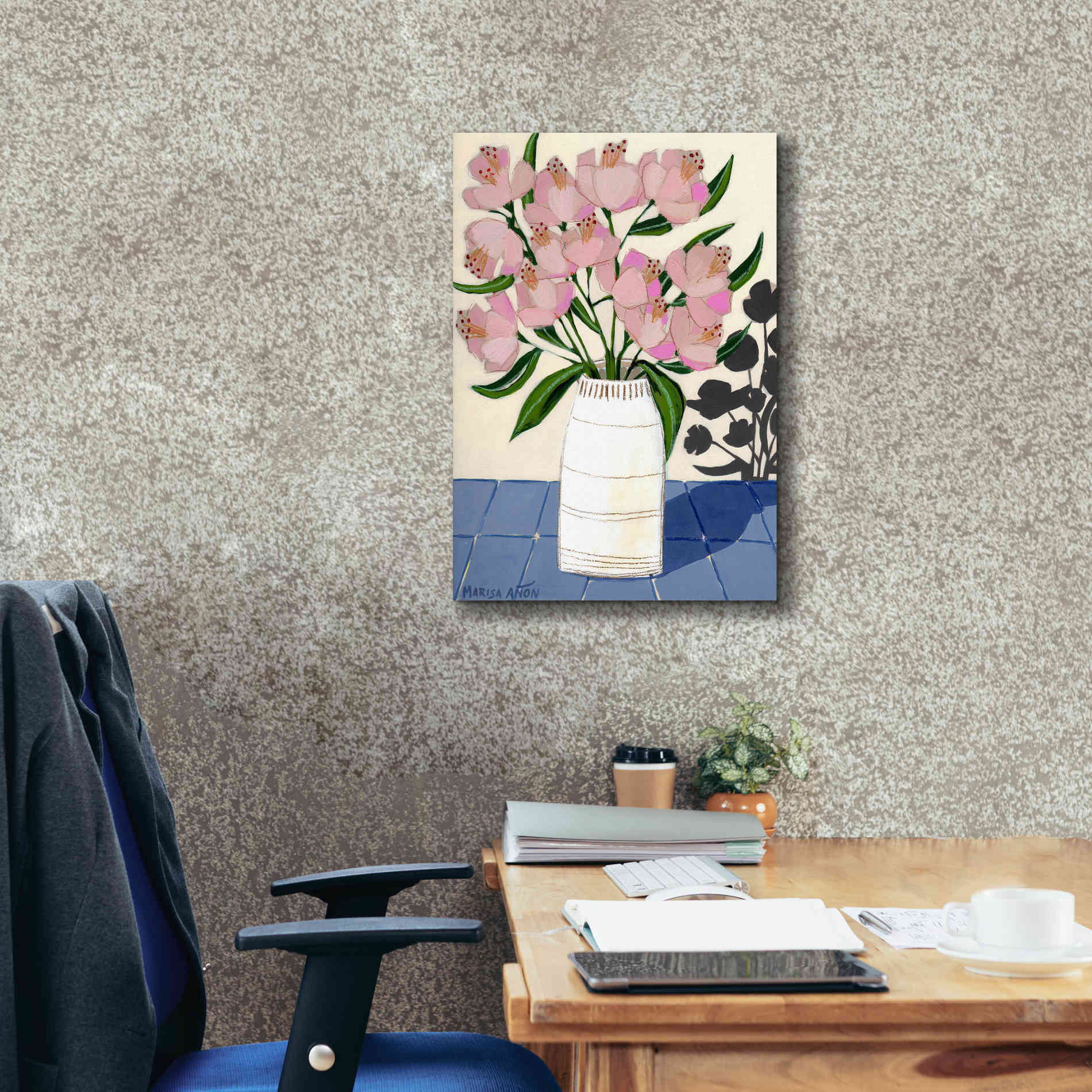 'Spring Florals 5' by Marisa Anon, Canvas Wall Art,18 x 26