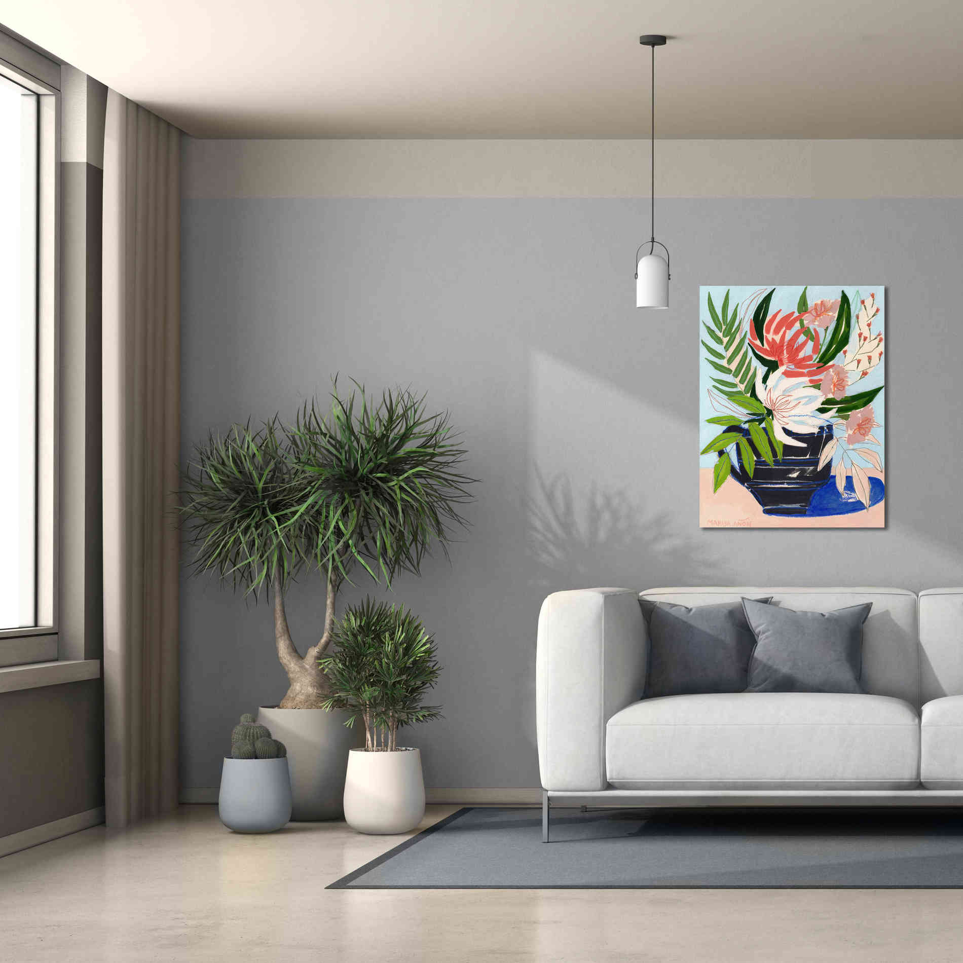 'Spring Florals 6' by Marisa Anon, Canvas Wall Art,26 x 34