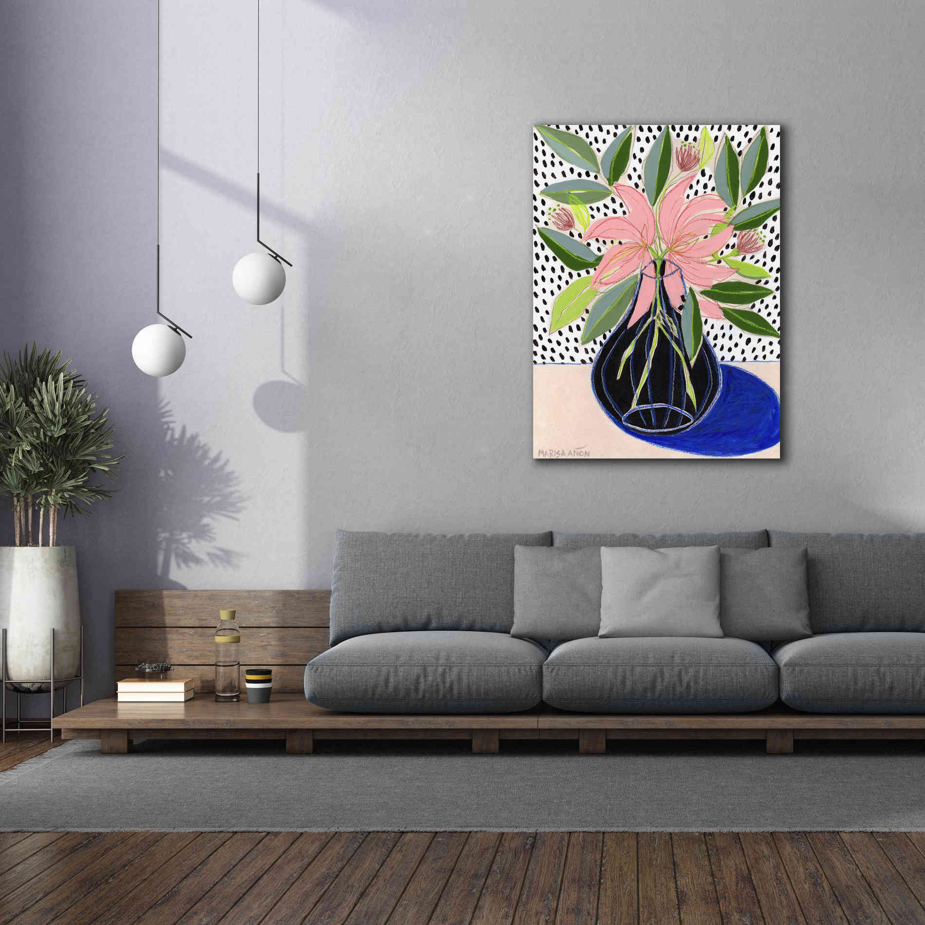 'Spring Florals 7' by Marisa Anon, Canvas Wall Art,40 x 54