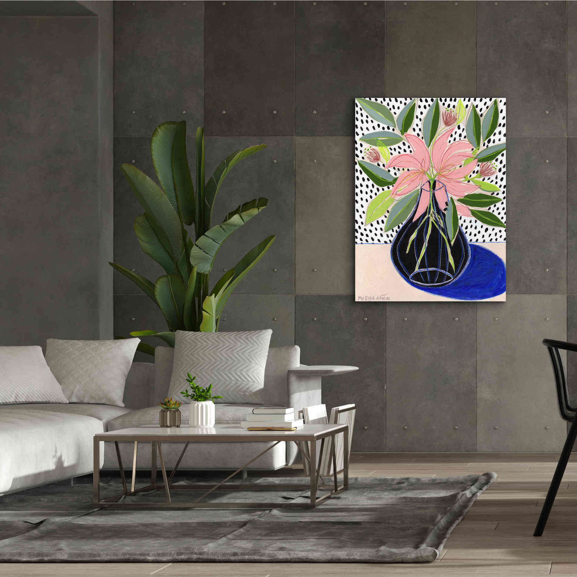 'Spring Florals 7' by Marisa Anon, Canvas Wall Art,40 x 54