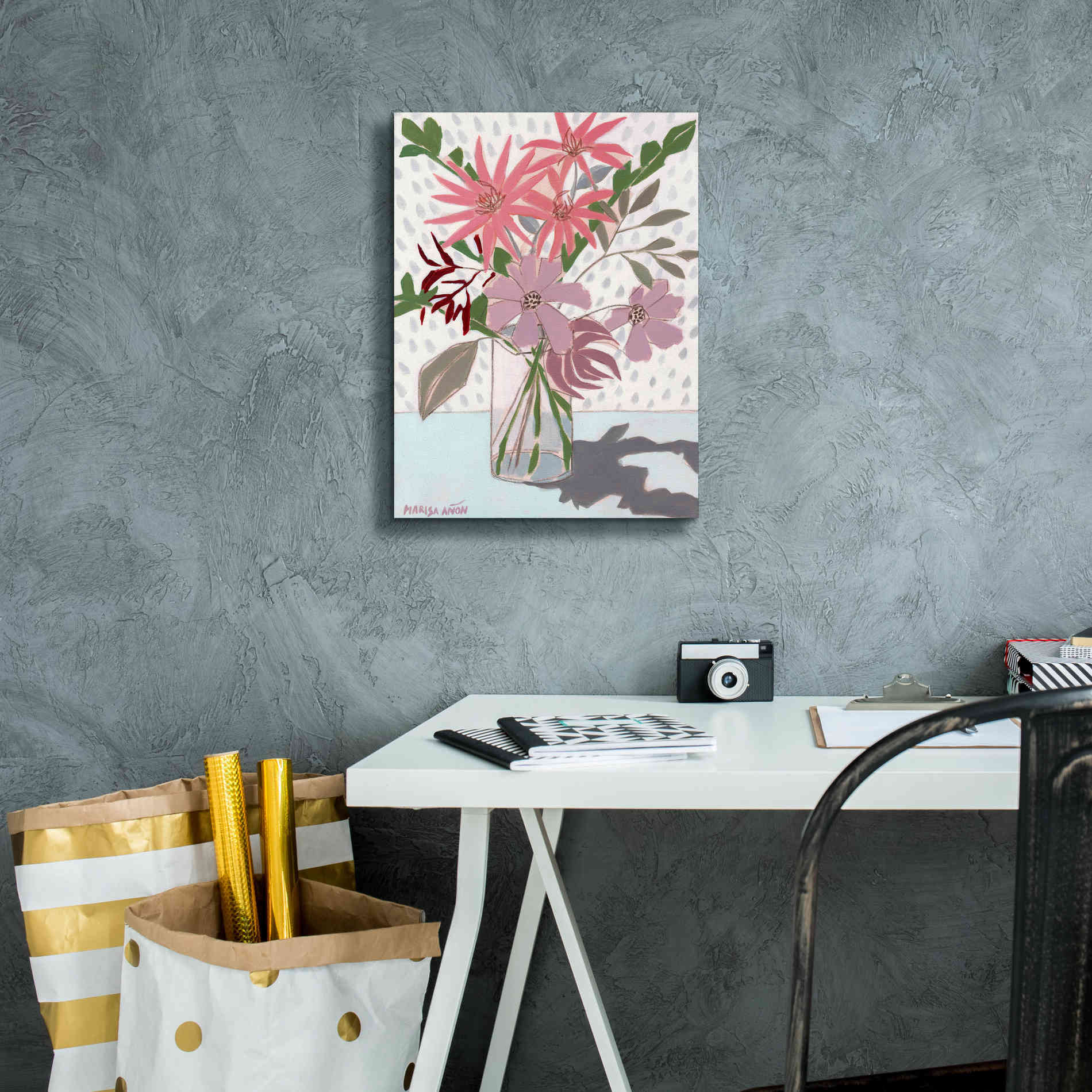 'Summer Flowers' by Marisa Anon, Canvas Wall Art,12 x 16