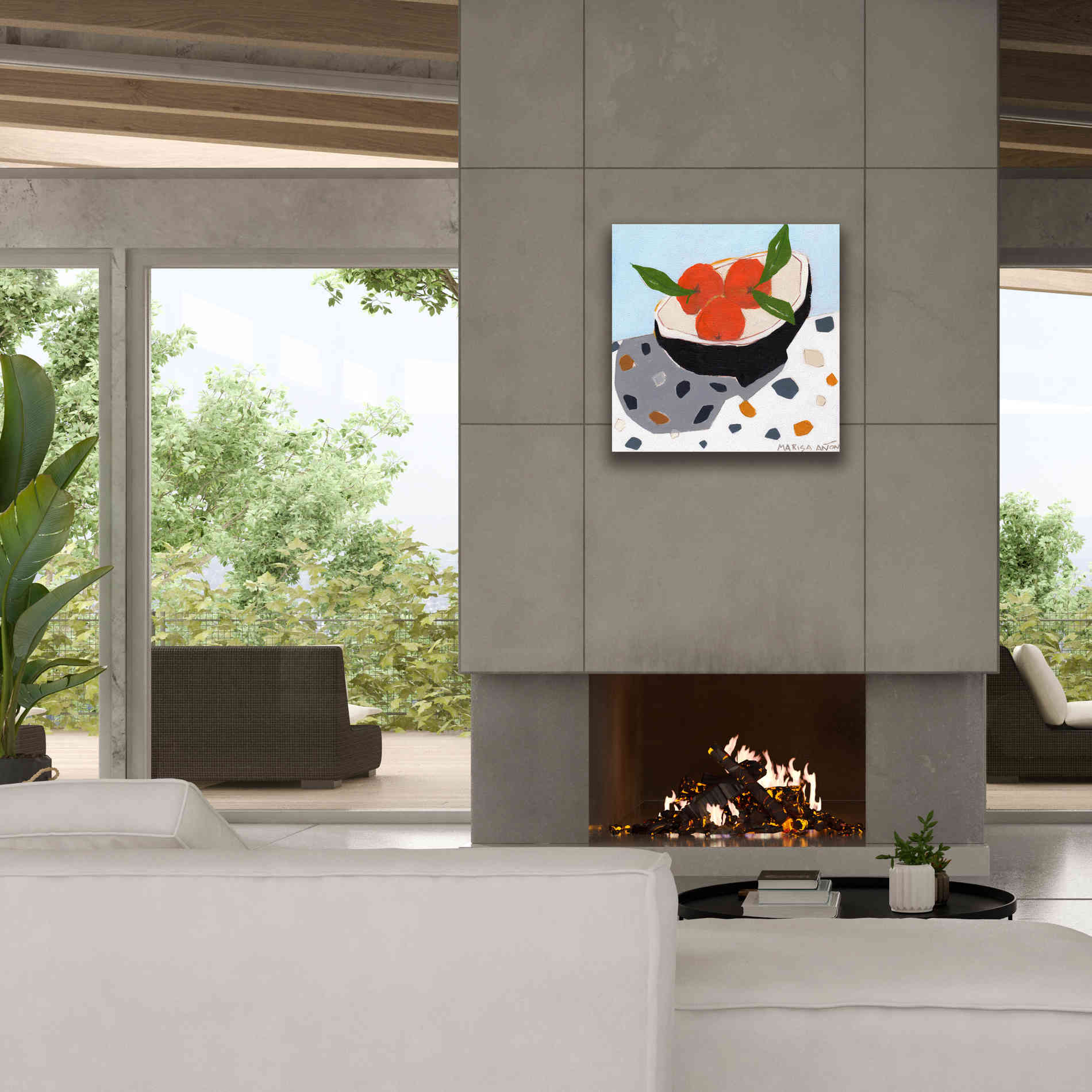 'Valencia Late' by Marisa Anon, Canvas Wall Art,26 x 26