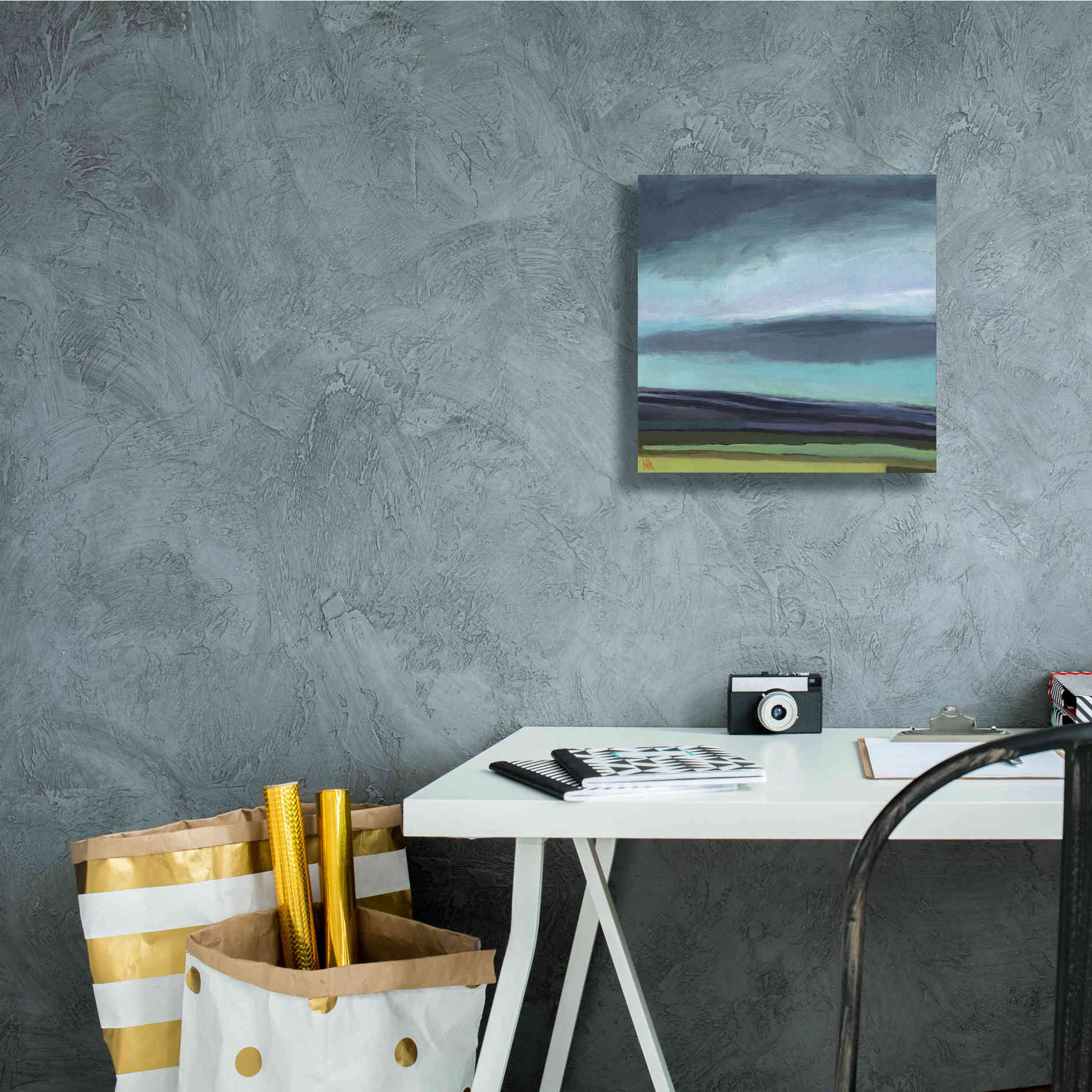 'Dew on My Boots' by Niki Arden, Canvas Wall Art,12 x 12